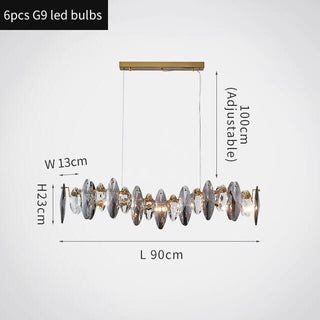 Riley Luxury Chandelier Collection Modern  Luxury Gold Frame Light Fitting