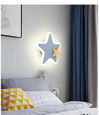 Cartoon Rocket LED Wall Lamp Modern  Luxury Marble Base Table Lamp