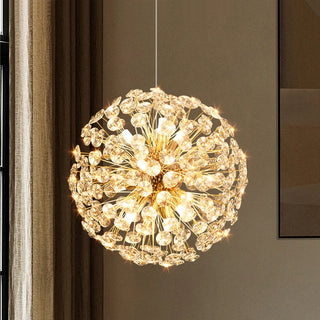Chelsea Ring Chandelier Modern  Chic Glass Globe Pendant