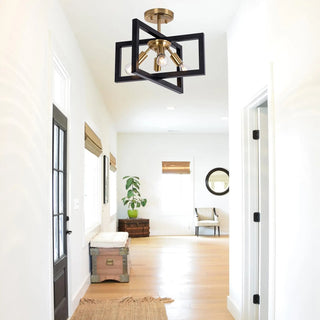 Alfie Candelabra Ceiling Light Modern  Rustic Industrial Hanging Lamp