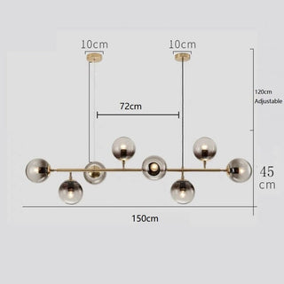 Amanda Glass Chandelier Modern  Timeless Lantern Style Wall Lamp
