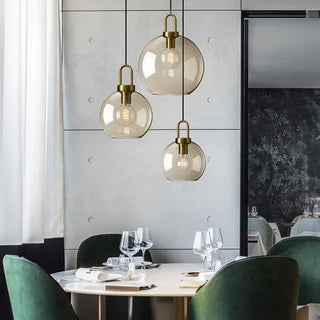 Modern Smoke Glass Pendant Light Modern  Contemporary Crystal Statement Fixture