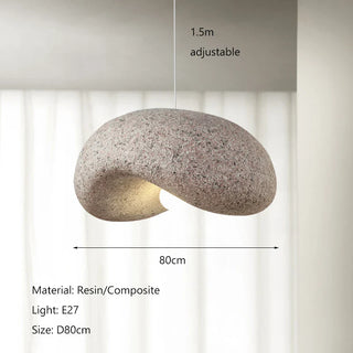 Haruto Wabi-Sabi Pendant Modern  Minimalist Round Flush Mount