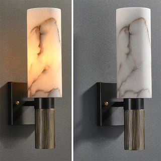 Carnaby Marble Wall Lamp Modern  Classic Drum Shade Ceiling Light