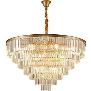 Quantum Ring Chandelier Opulent Modern  Ornate Antique Finish Fixture