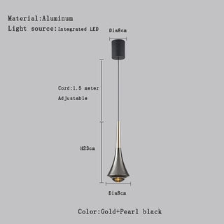 Gisela Pendants Modern  Luxury Gold Frame Light Fitting