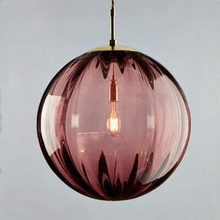 Tulise Glass Pendants Modern  Minimalist Round Flush Mount