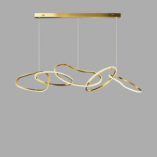 Zynella Ring Chandelier Luxurious Modern  Elegant Teardrop LED Pendant