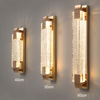 Ella Bubble Wall Lamp Modern  Luxury Gold Frame Light Fitting