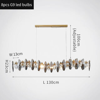 Riley Luxury Chandelier Collection Modern  Luxury Gold Frame Light Fitting