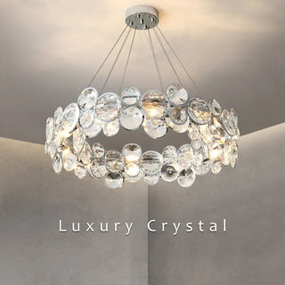 Balham Chandelier Modern  Chic Glass Globe Pendant