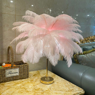 Luxury LED Feather Lamp Modern  Elegant Teardrop LED Pendant