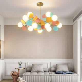 Rainbow Chandelier Luxurious Modern  Art Deco Inspired Illumination