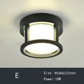 Geometric retro ceiling lights for corridor Modern  Luxury Gold Frame Light Fitting