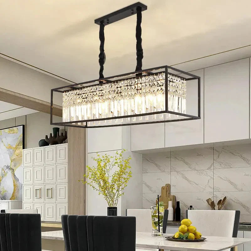 Molly Rectangle Elegant Chandelier