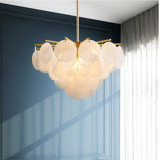 Victoria Frosted Glass Lamp Modern  Chic Glass Globe Pendant