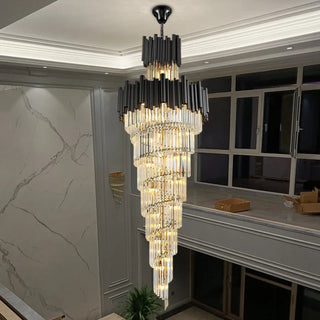 New York Black Chandelier Modern  Timeless Lantern Style Wall Lamp