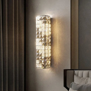 Prism Shine Wall Lamp Modern  Ornate Antique Finish Fixture