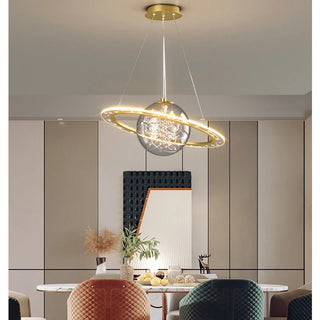 Planet Chandeliers Luxurious Modern  Luxury Marble Base Table Lamp