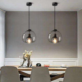 Antonio Glass Pendants Modern  Sleek Linear Suspension Light