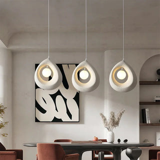 Hayami Resin LED Pendants Modern  Handcrafted Artisan Ceiling Light