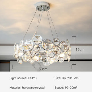 Balham Chandelier Modern  Chic Glass Globe Pendant