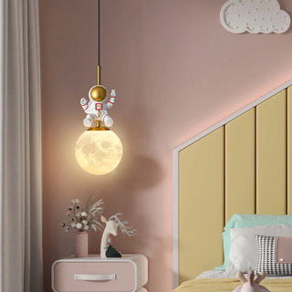 Moon Astronaut Pendant Modern  Ultra Slim LED Panel Lighting