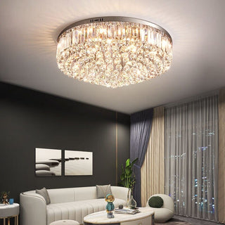 Eva Ceiling Light Modern  Opulent Multi-Tier Crystal Chandelier - Zynella