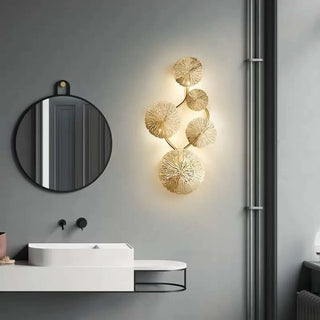 Zynella Leaf Modern Wall Lamp Premium Modern  Opulent Multi-Tier Crystal Chandelier
