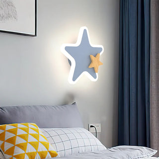 Cartoon Rocket LED Wall Lamp Modern  Luxury Marble Base Table Lamp