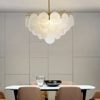 Victoria Frosted Glass Lamp Modern  Chic Glass Globe Pendant