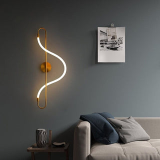 Soran Swirl Lamp Collection Opulent Modern  Sculptural Spiral LED Fixture
