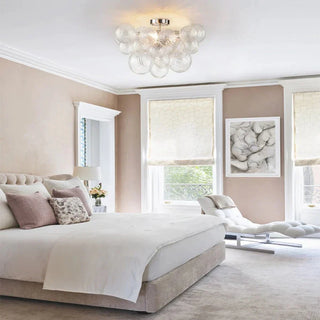 Zynella Bubble Chandelier Modern  Chic Glass Globe Pendant