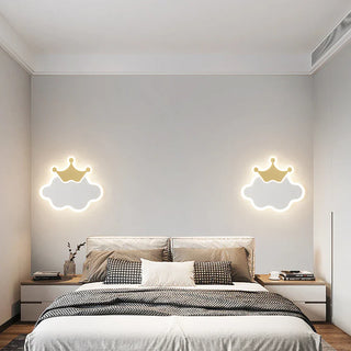 Minimalist Cloud Moon LED Wall Lamp Modern  Elegant Teardrop LED Pendant