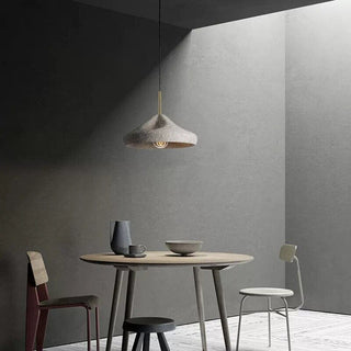 Terrazzo Industrial Style Cement Chandelier Premium Modern  Luxury Gold Frame Light Fitting