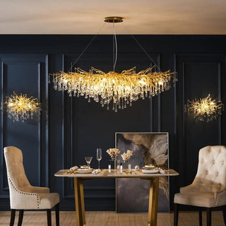 Zynella Waterdrop Customisable Chandelier Premium Modern  Timeless Lantern Style Wall Lamp