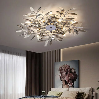 Flower Junction Chandelier Modern  Classic Drum Shade Ceiling Light