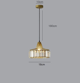 Serenity Crystal Pendant Lamp Opulent Modern  Handcrafted Artisan Ceiling Light