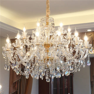 Waldo Candlestick Chandelier Modern  Chic Glass Globe Pendant