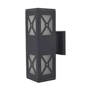 Dual Head Outdoor Light Modern  Sculptural Spiral LED Fixture