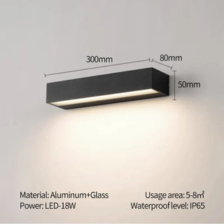 Ellie Waterproof Wall Lamp Modern  Vintage Brass Accent Lighting
