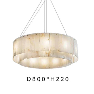 Unity Alabaster Chandelier Decorative Modern  Minimalist Round Flush Mount
