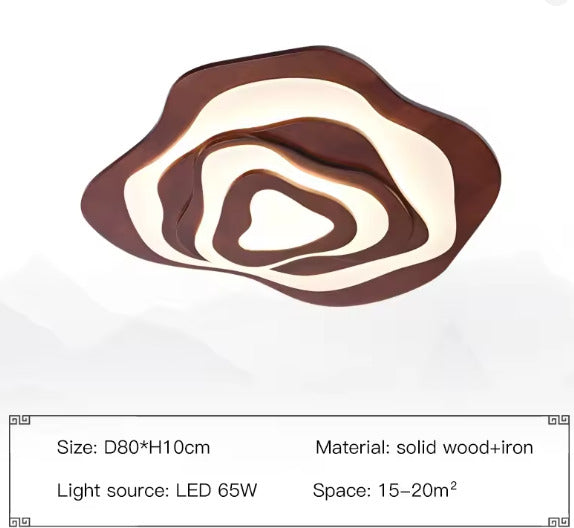 Stylish LED rattan hanging lamp
