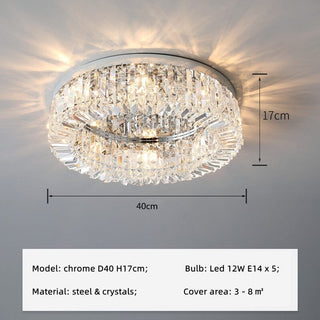 The Royal Ring Chandelier Chic Modern  Contemporary Crystal Statement Fixture