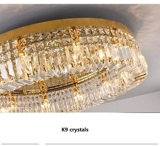 The Royal Ring Chandelier Chic Modern  Contemporary Crystal Statement Fixture