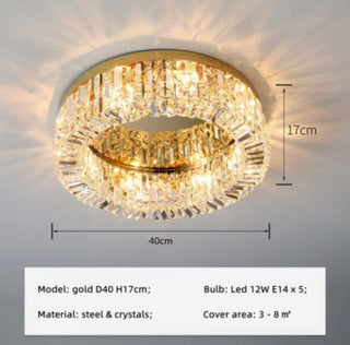 The Royal Ring Chandelier Chic Modern  Contemporary Crystal Statement Fixture