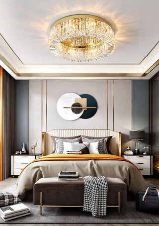 The Royal Ring Chandelier Chic Modern  Contemporary Crystal Statement Fixture