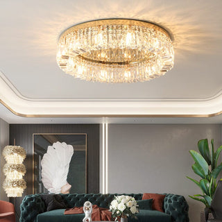 The Royal Ring Chandelier Chic Modern  Contemporary Crystal Statement Fixture