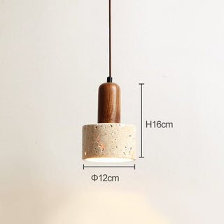 Travertine Wabi Pendants Classic Modern  Chic Glass Globe Pendant