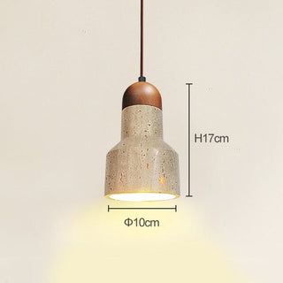 Travertine Wabi Pendants Classic Modern  Chic Glass Globe Pendant